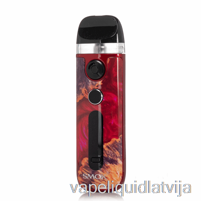 Smok Novo 5 30w Pod System Sarkans Stabilizējošs Koksnes Vape šķidrums